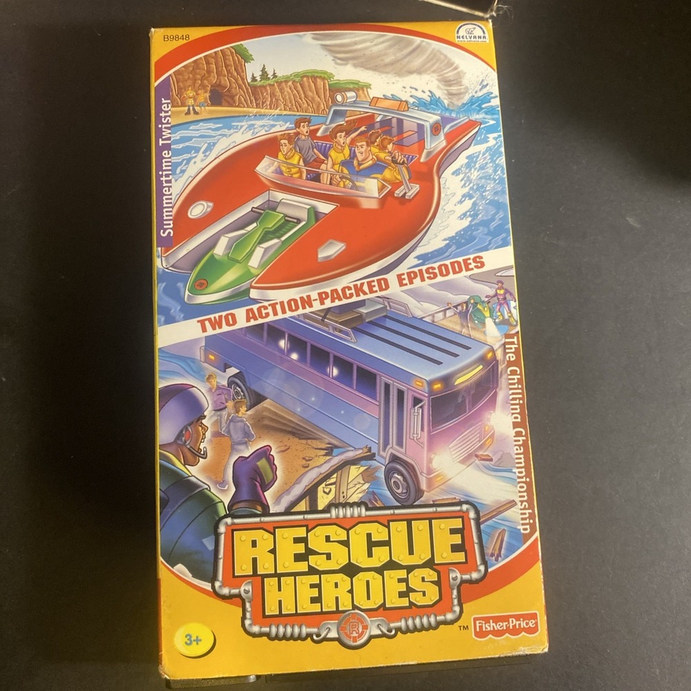 Rescue Heroes Summertime Twister/The Chilling Championship VHS Tape